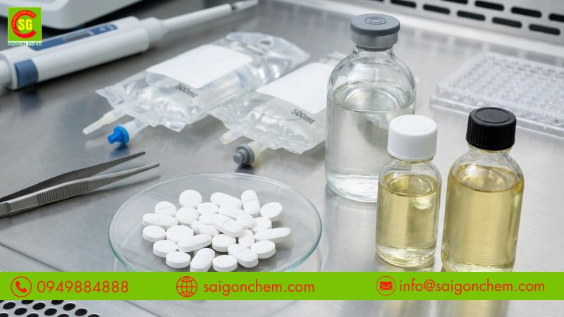 Dextrose Monohydrate được d&ugrave;ng trong nhiều sản phẩm dược phẩm