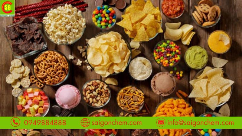 Các nhóm phụ gia bánh kẹo sử dụng phổ biến