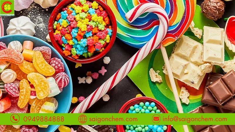 Ứng dụng phụ gia trong các loại bánh kẹo
