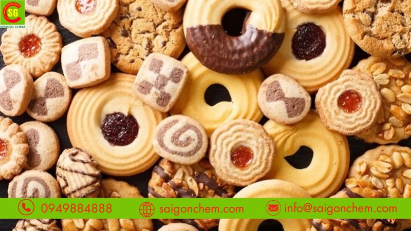 Mạch nha bắp tạo màu vàng đẹp mắt cho bánh