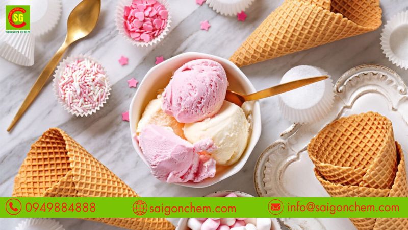 Xanthan Gum trong làm kem