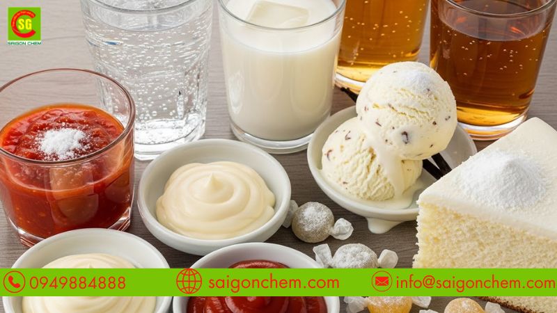 Ứng dụng Xanthan Gum trong thực phẩm