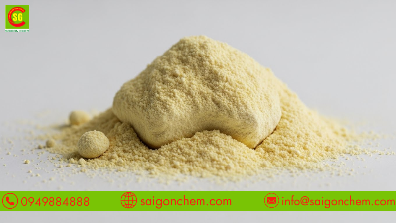 Sản phẩm Xanthan Gum E415 ph&acirc;n phối bởi S&agrave;i G&ograve;n Chem