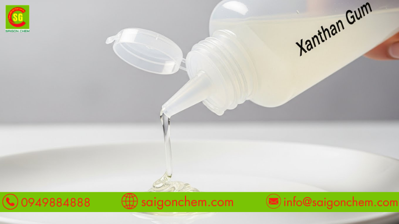 Xanthan Gum E415 Food Grade phân phối bởi Sài Gòn Chem