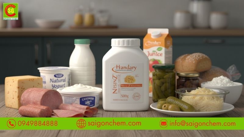 C&aacute;c nh&oacute;m thực phẩm phổ biến sử dụng Nisin E234