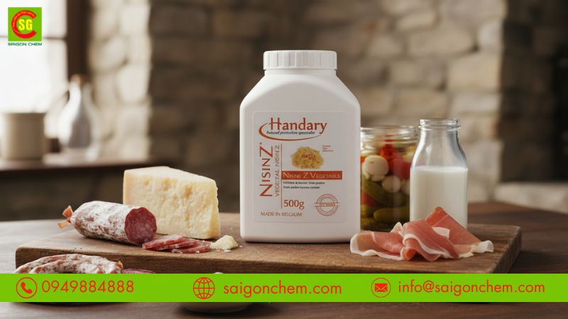 Vai tr&ograve; bảo quản v&agrave; kiểm so&aacute;t vi sinh của Nisin