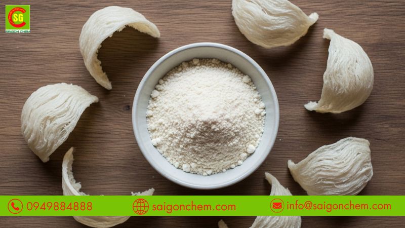 Sử dụng phụ gia tạo sánh cho yến sào đúng liều lượng