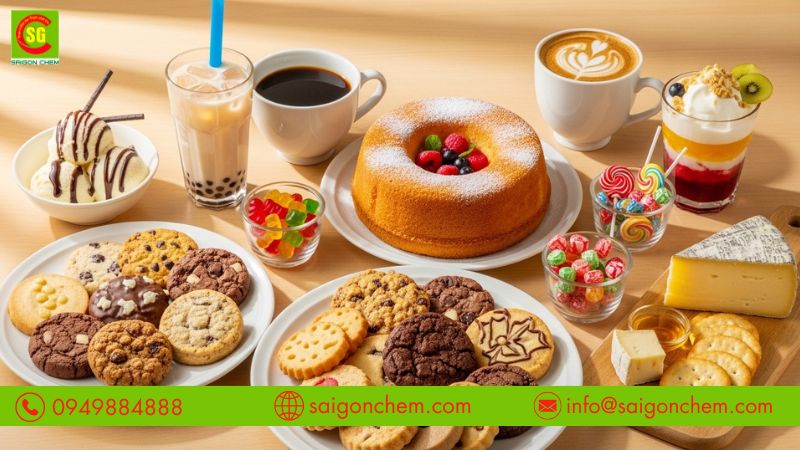 Whole Milk Powder được sử dụng trong bánh kẹo và đồ uống