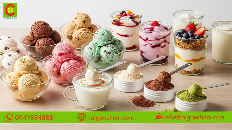 Ứng dụng Whole Milk Powder trong kem, sữa chua và bột dinh dưỡng