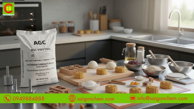 Hướng dẫn sử dụng K2CO3 làm bánh trung thu đúng kỹ thuật