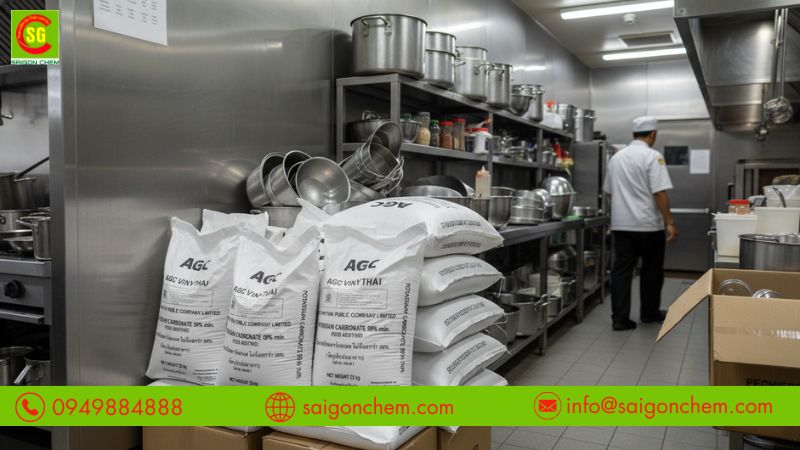 Giữ nguyên liệu luôn khô và sạch