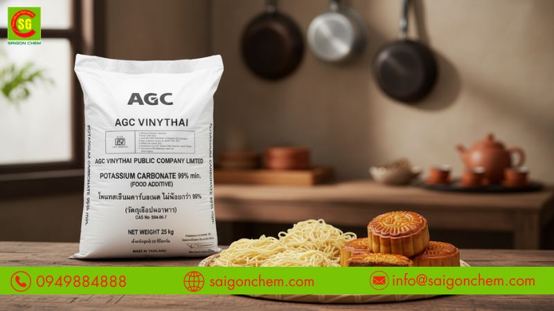 Ứng dụng K2CO3 rộng r&atilde;i trong chế biến thực phẩm