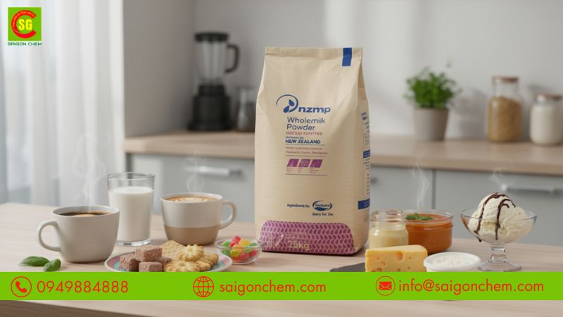Whole milk powder l&agrave; sữa bột nguy&ecirc;n kem gi&agrave;u dinh dưỡng