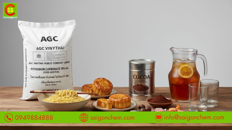 K2CO3 c&oacute; t&iacute;nh kiềm gi&uacute;p điều chỉnh pH