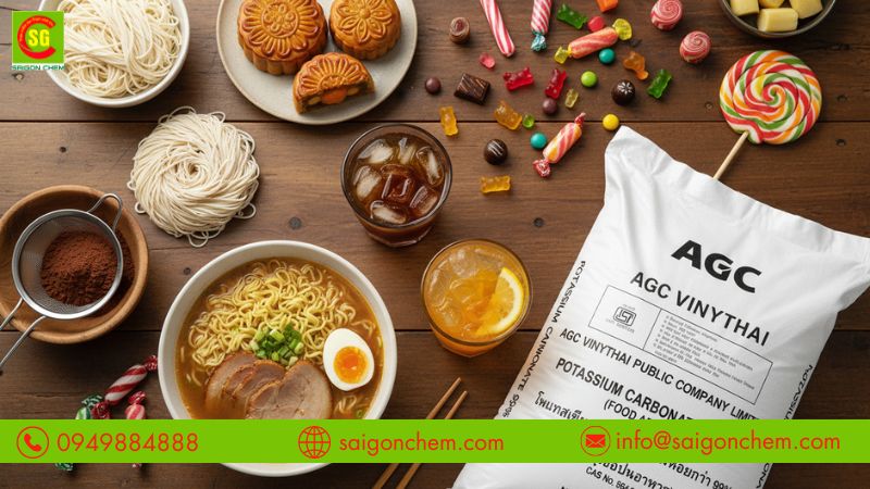 Ứng dụng kali carbonate trong nhiều ng&agrave;nh thực phẩm