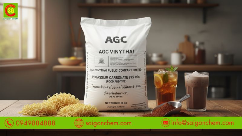Hướng dẫn sử dụng K2CO3 đ&uacute;ng c&aacute;ch trong thực phẩm