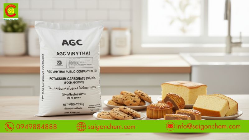 Lưu &yacute; khi d&ugrave;ng kali carbonate trong l&agrave;m b&aacute;nh