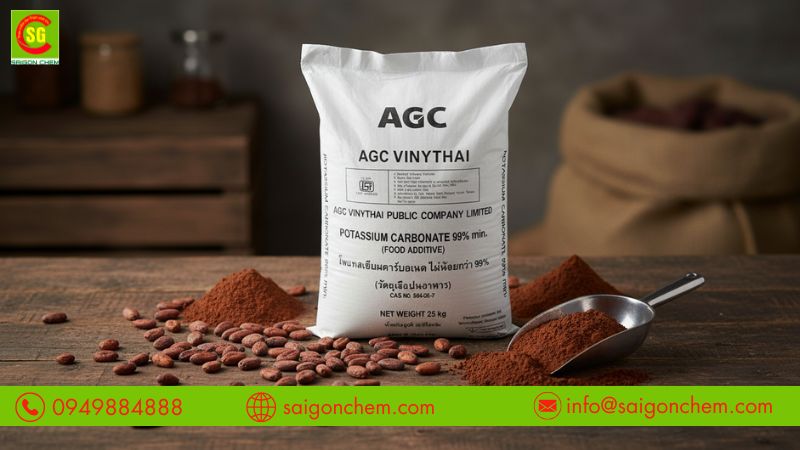 Ứng dụng Kali carbonate thực phẩm gi&uacute;p cải thiện cacao v&agrave; chocolate