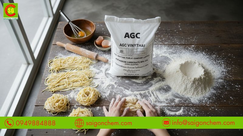 Kali carbonate gi&uacute;p m&igrave; dai v&agrave; c&oacute; m&agrave;u đẹp