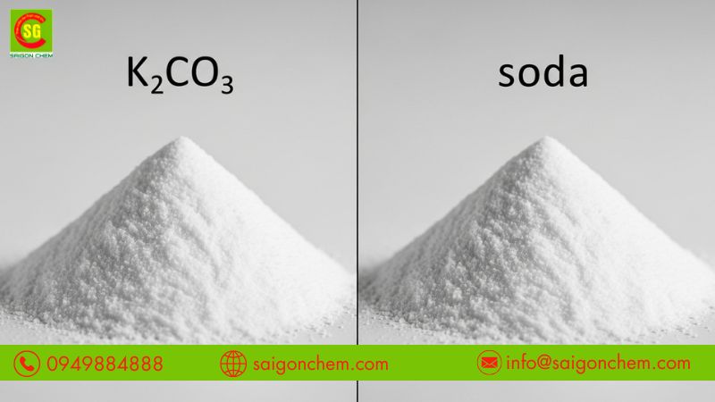 So s&aacute;nh độ kiềm v&agrave; khả năng điều chỉnh pH hai chất