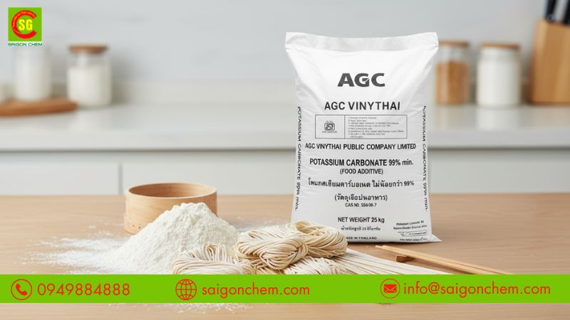 Đ&aacute;nh gi&aacute; mức độ an to&agrave;n của K2CO3 trong chế biến