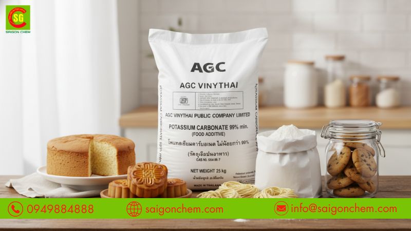 Lưu &yacute; liều lượng K2CO3 đảm bảo an to&agrave;n thực phẩm