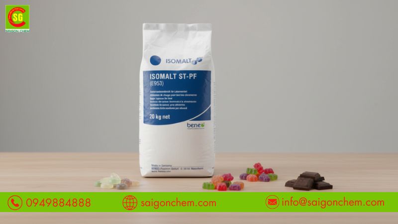 Isomalt gi&uacute;p tạo ngọt v&agrave; ổn định cấu tr&uacute;c sản phẩm