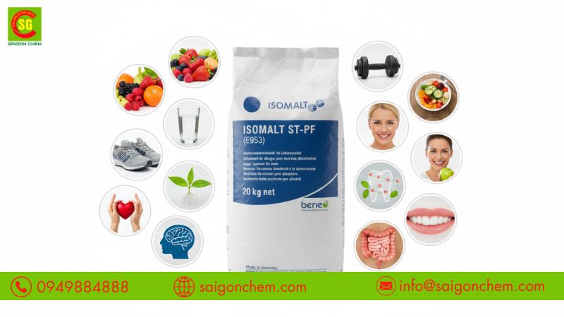 Đường ăn ki&ecirc;ng Isomalt hỗ trợ kiểm so&aacute;t đường huyết v&agrave; bảo vệ răng