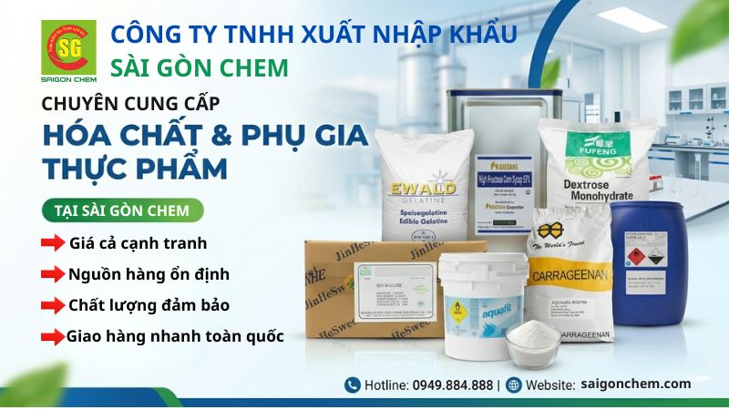 Địa chỉ mua isomalt chất lượng uy t&iacute;n tại S&agrave;i G&ograve;n Chem