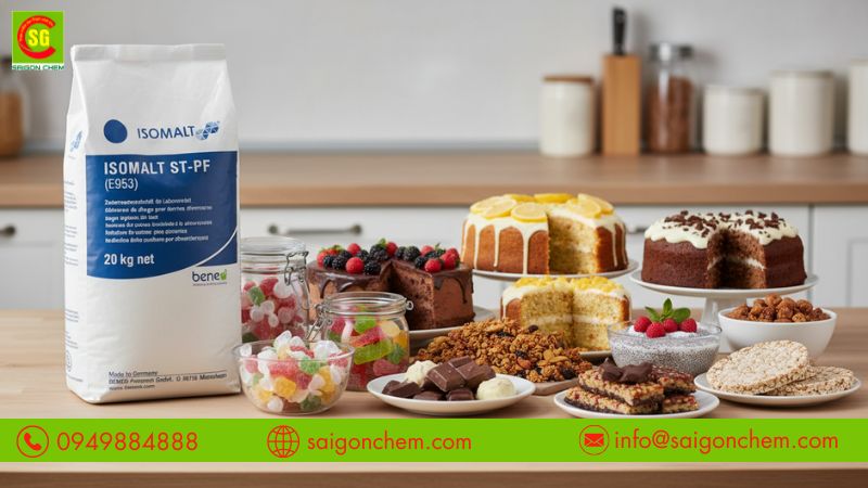 Ứng dụng isomalt trong b&aacute;nh kẹo v&agrave; thực phẩm chức năng