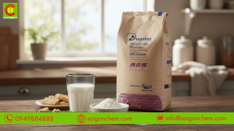 So s&aacute;nh sữa bột nguy&ecirc;n kem với sữa tươi v&agrave; sữa gầy