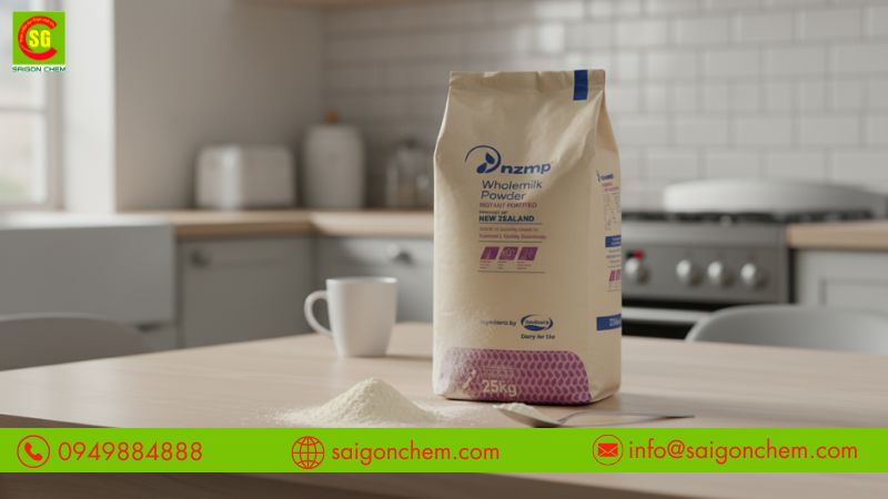 Sữa bột nguy&ecirc;n kem gi&uacute;p tạo độ b&eacute;o v&agrave; cấu tr&uacute;c