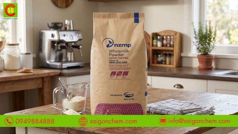 Bột sữa b&eacute;o nguy&ecirc;n kem dạng mịn, m&agrave;u trắng tự nhi&ecirc;n