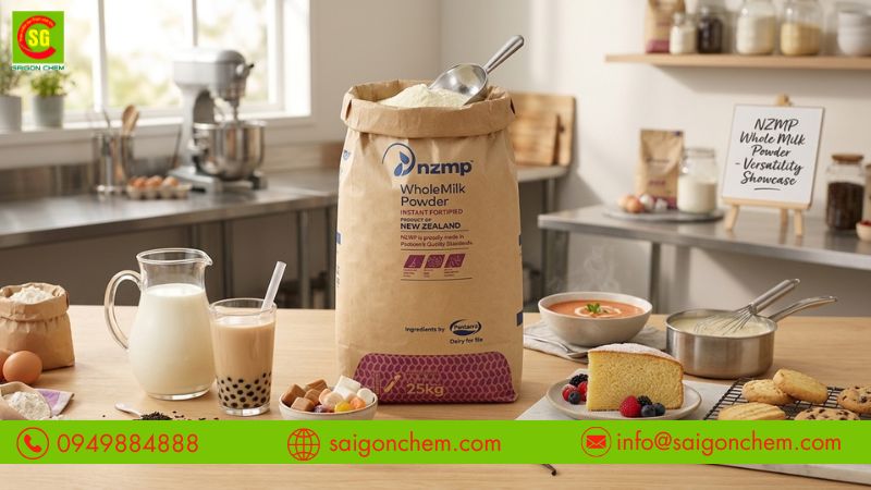 Ứng dụng bột sữa nguy&ecirc;n kem trong nhiều ng&agrave;nh thực phẩm