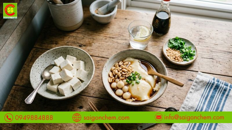 Phụ gia giúp cải thiện chất lượng đậu hũ