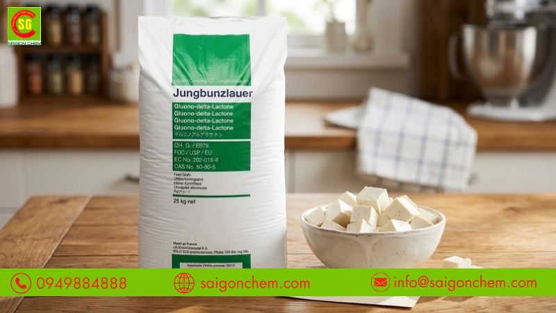 Đường nho tạo kết cấu mềm mịn cho đậu hũ non