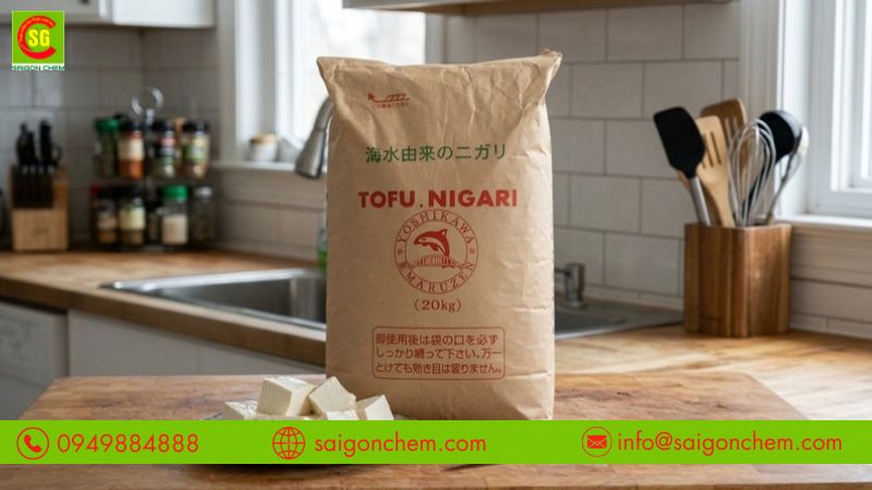 Muối Nigari giữ hương vị đậu nành tự nhiên