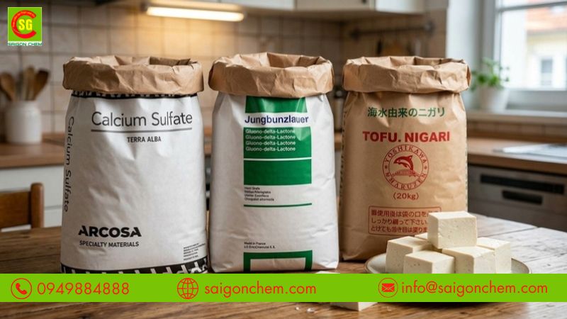 GDL tạo đậu hũ mềm mịn hơn nhiều chất đông truyền thống
