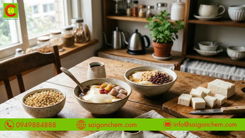 GDL giúp đậu hũ mịn hơn, ít chua và ổn định cấu trúc