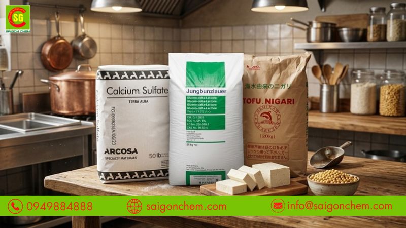 Chất đông tụ giúp chuyển sữa đậu nành thành đậu hũ