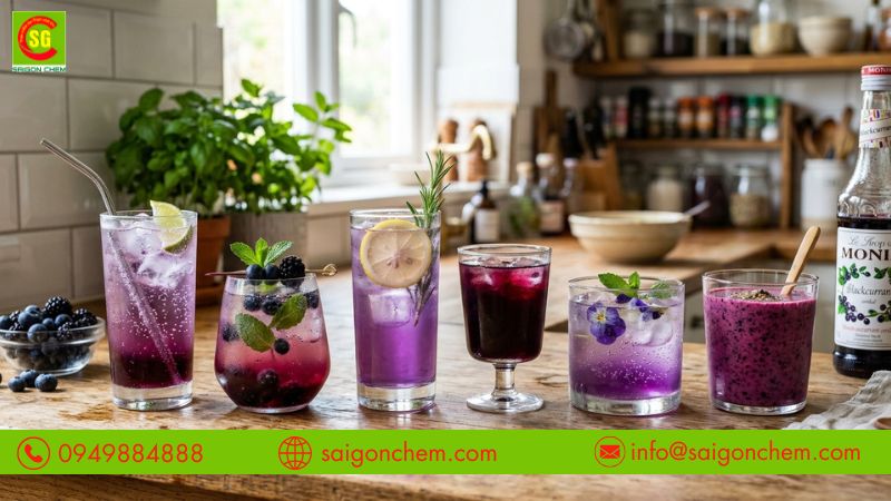 Giúp nước uống có màu sắc lạ mắt và hấp dẫn