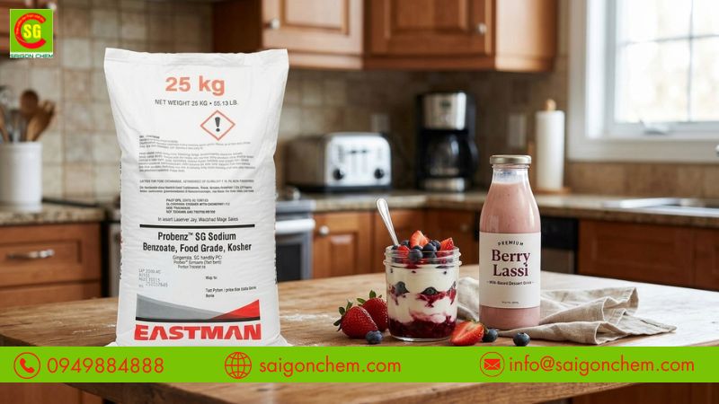 Hạn chế vi sinh vật phát triển trong sữa chua và đồ uống sữa