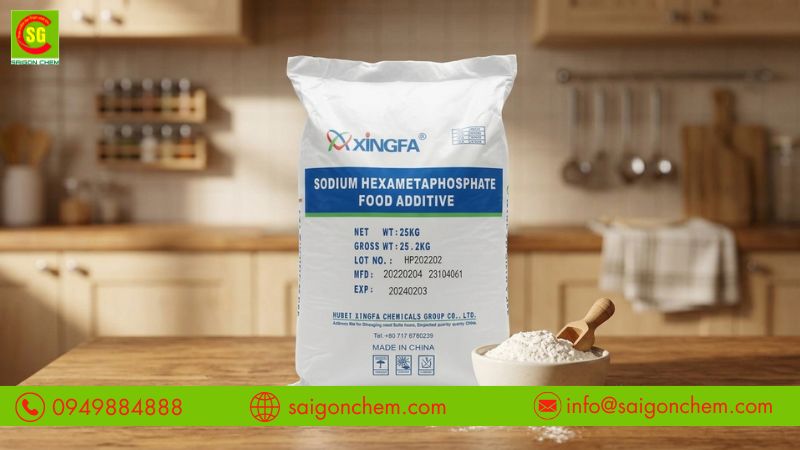 Sodium Hexametaphosphate gi&uacute;p cải thiện cấu tr&uacute;c v&agrave; tăng độ ổn định