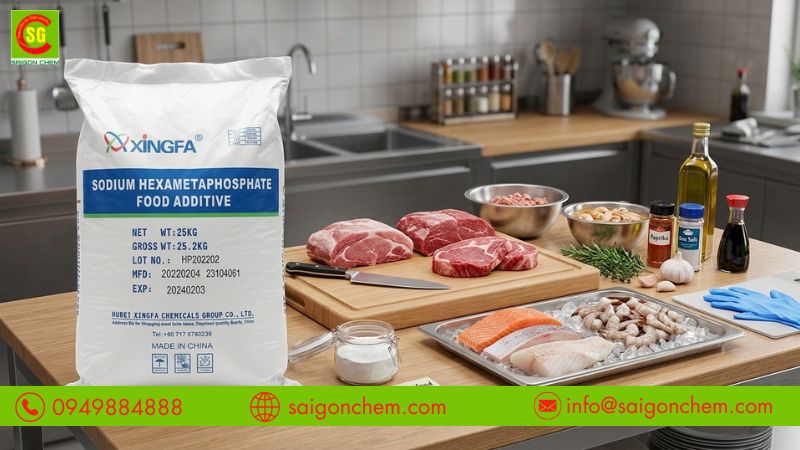 Gi&uacute;p thịt v&agrave; hải sản giữ độ ẩm v&agrave; cấu tr&uacute;c ổn định khi bảo quản 