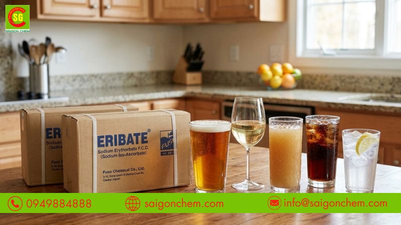 Hạn chế oxy hóa giúp đồ uống giữ hương vị nguyên bản