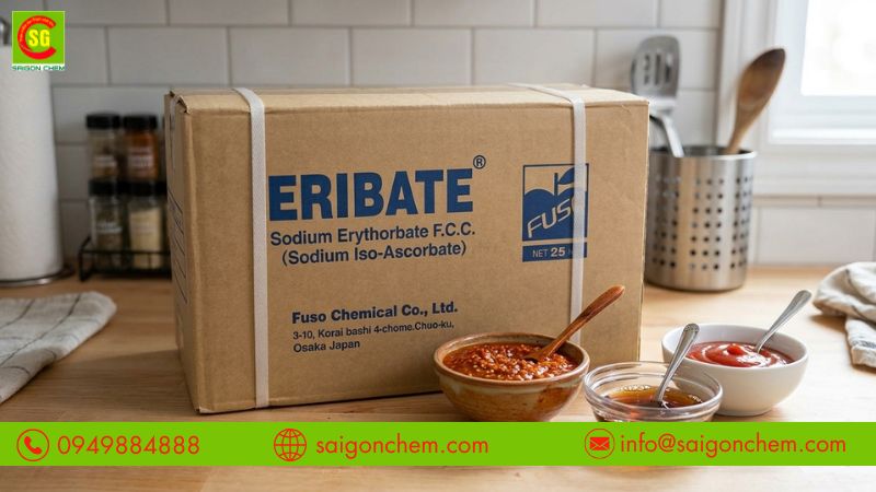 Ổn định màu sắc và hương vị cho nước chấm và gia vị