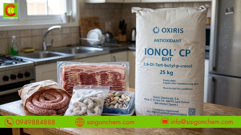 Hạn chế oxy hóa chất béo trong thịt và hải sản chế biến sẵn