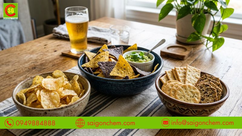 Snack vị thịt thơm ngon nhờ bổ sung hương thịt 