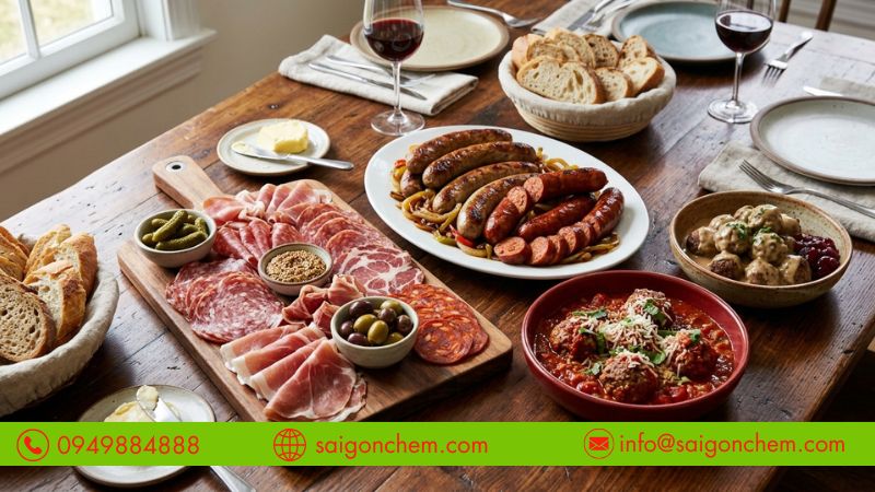 Tăng độ thơm ngon cho xúc xích, chả bò
