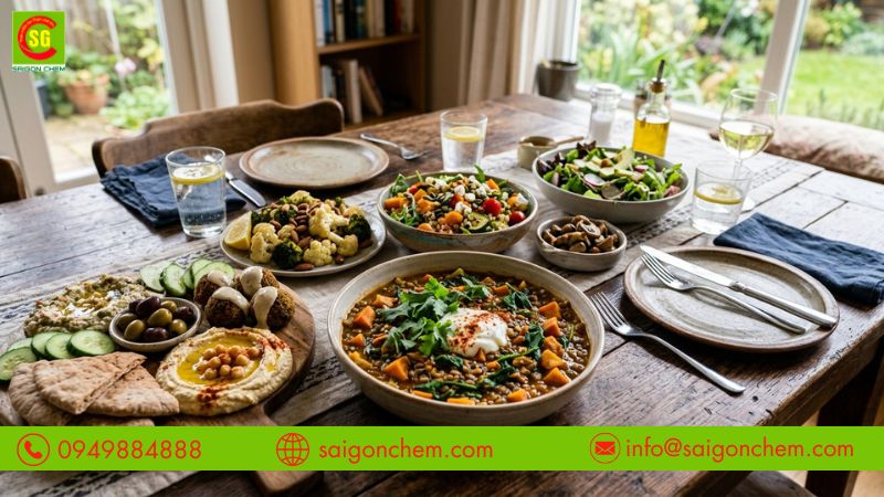 Tạo vị hải sản cho món chay hiện đại